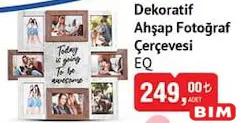 EQ DEKORATİF AHŞAP FOTOGRAF ÇERÇEVESİ